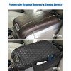 BystralX Center Console Cover Nappa Leather Armrest Cover Compatible with