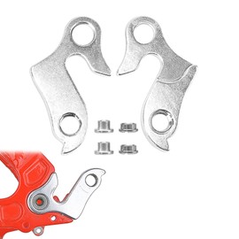 Derailleur Hanger, 2 Pairs Derailleur Hanger for Carrera, Gear Hanger for Carrera Vengeance, Rear Derailleur Hanger for Most Bikes, Roll Derailleur Hanger for Adapter Replace Part