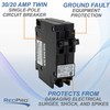 RecPro RV Circuit Breaker Q3020 | 30/20 Amp Twin Single-Pole