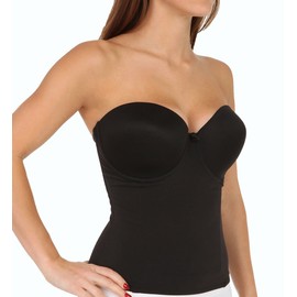 Va Bien Women's Plus Size Ultra-Lift Hourglass Bustier, Nude, 36D