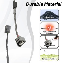 KPALAG Arnés de cables para conector de sensor de golpes compatible con Toyota 4Runner 1992-1995, T100 1993-1994, Pickup 1992-1995 Reemplazar #: 82219-35010