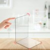 Qidexin 2 Pieces Book Ends, Acrylic Bookends, Non-Skid Book End,