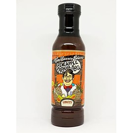 Torchbearer Sauces Pineapple Papaya BBQ, 12 Fl Oz - Heat level: 2 Mild - All Natural, Extract-Free, No Artificial Flavors, Made in USA
