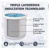 XUMANO Ice Bath Tub Cold Plunge Tub Outdoor, Ice Bath