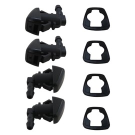 New Windshield Washer Nozzle Front Replacement 8265A128, 55079049AA Fit for Jeep Grand Cherokee Limited Lujo Sport Utility 4-Door 5.7L 345Cu. In. V8 GAS OHV Naturally Aspirated 2017