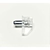 5mm Plastic Shelf Support with Steel Pin, Clear - 25