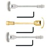 Home Supplies Direct Replacement Bathroom Lock Door Handle Thumb Turn