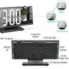 MiOYOOW Alarm Clock, Bedroom Alarms, 3-Level Brightness, Small Digital Clock