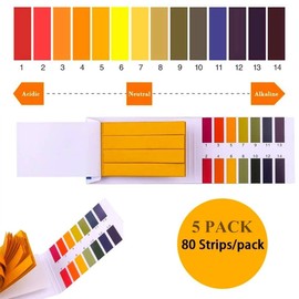 DWFEYOI Pack of 400 PH Test Strips, Litmus Paper, pH Indicator Test Strips, 1-14, Litmus Paper - Ideal for Testing Many Everyday Substances