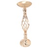 Table Candlestick Ornament Iron Twisted Curb Candle Holder Decorative Ornament