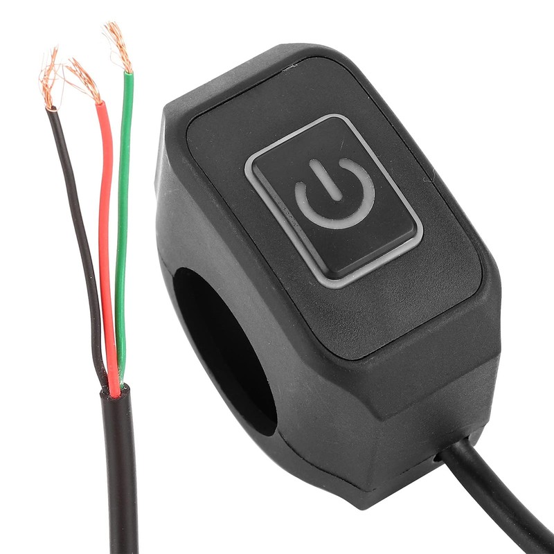 Aramox Interruptor de Manillar de Motocicleta de Encendido Y Apagado,