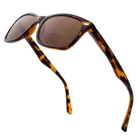 VITENZI Bifocal Sunglasses Classic Readers for Reading Under The Prato Sun in Tortoise 2.50