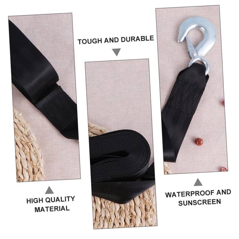 CHILDWEET Heavy Duty Trailer Strap 1.5 Ton Capacity with Marine
