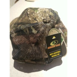 Mossy Oak Camo Cap Mesh Panel Hunting Hat / Adjustable Closure / OSFM