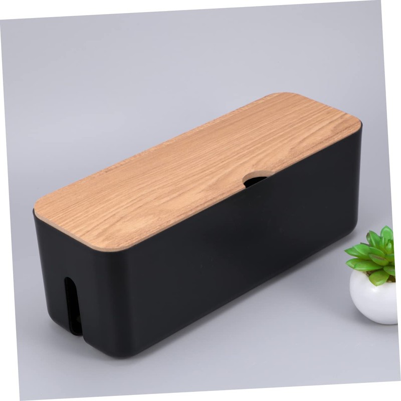 Angoily 1pc Creative Wire Organizer Box for and Cables Holder