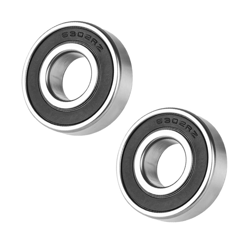 2Pcs 6302-2RS Deep Groove Bearings, Replacement N127530 Groove Ball Bearing,