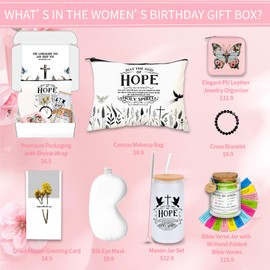 Oasis Origin Christian Gifts for Women - Inspirational Faith, Spiritual Birthday, Thank You, Get Well, and Gift Box (Celebration Box)