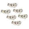 6pcs BNC Male Connector to BNC 2 Female T shape