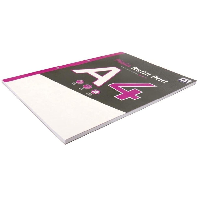[ Set of 2 ] Plain A4 Refill Notepads Side