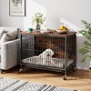 Dog Crate Furniture for Medium Dogs, 32.5" L x 21.9"