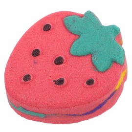 FRCOLOR Lovely Strawberry Bath with Essential Oils Aromatic Relaxation Bath Balls for Women for Romantic Soaks