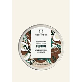 The Body Shop Body Butter Coconut 96 Hours Moisture dry skin vegan (Coconut 200ml)