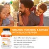 Renew Actives Ginger Turmeric Curcumin Capsules - Potent Antioxidant with