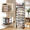 Unbranded For Bathroom Bedroom Living Room Shoe Rack Tall Metal