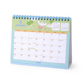 Sanrio 451355 Ring Calendar 2025 Cinnamoroll Tabletop with Schedule Sticker