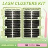 Lash Clusters Kit Natural Cat Eye D Curl Lash Clusters
