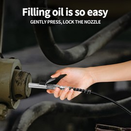 Wazzh Grease Gun Coupler,Grease Gun Fittings,Compatible with All Grease Guns 1/8" NPT Fittings,Lock n lube Grease Gun Coupler.