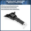 INFINAUTO Headlight Washer Nozzle Front Driver Side Headlight Headlamp Washer