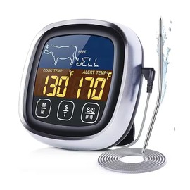 zmart Digital Meat Kitchen Stainless Steel Waterproof Probe for Oven Cooking Barbecue Thermometer -50°C to 300°C