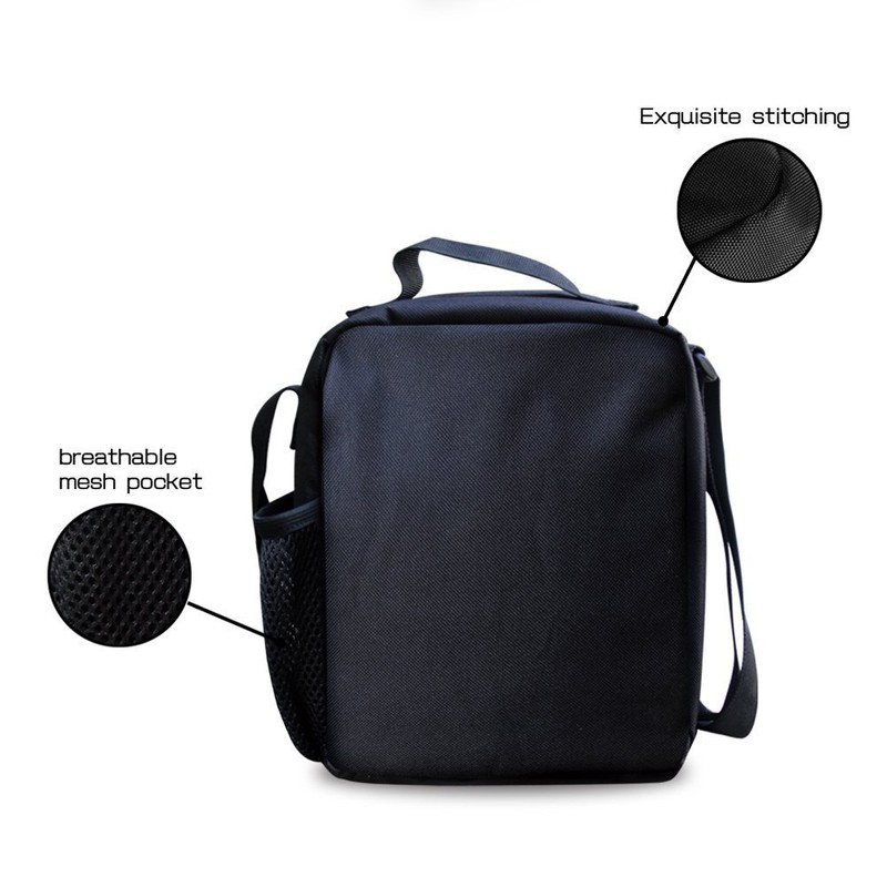 Amzbeauty Kids Insulated Thermal Freezable Square Lunch Bag