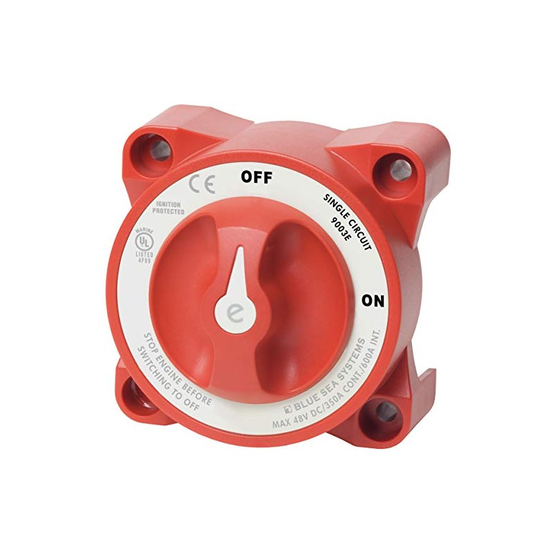 Blue Sea Systems 9003E e-Series Single Circuit On/Off Compact Battery