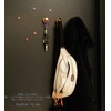 CrweanWcee Magnetic Hook, Wall Hook, Strong Magnetic Hook, Wooden, Walnut,