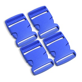 Lakesstory 4 Pcs Plastic Buckles 1.5 Inch Quick Side Release Snap for Straps – Heavy Duty Adjustable Buckle Replacement for Nylon Webbing, Backpack, Belt, Outdoor Gear