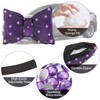 2 Pack Bling Car Pillows, Rhinestone Bow Pillow for Car,