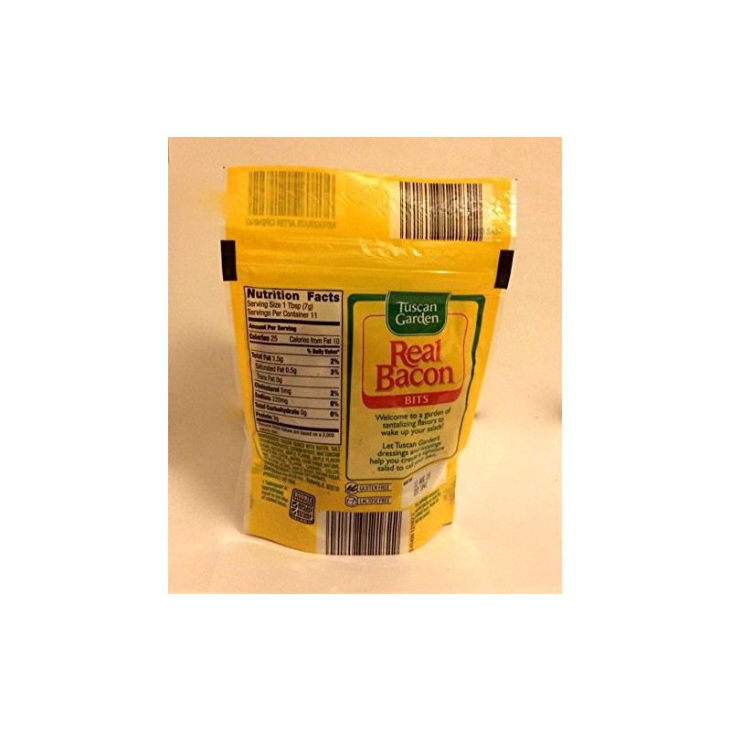 Tuscan Gardens Real Bacon Bits, 2.5 Oz Per Bag -
