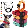 BUYTER Reflective Nylon Tactical Dog Collar Military Adjustable Durable for