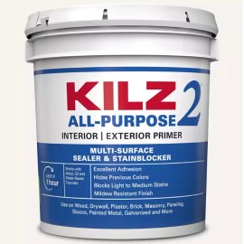 KILZ 2 All Purpose Interior Exterior Multi Surface Primer & Stain Blocker - 2 Gallon