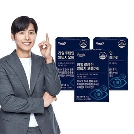 Real Lutein Alti-G Omega 3 30 Capsules 3 Boxes RTG Improves Dry Eyes, Eye Health, Blood Circulation, and Improves Blood Circulation / 리얼 루테인 알티지 오메가3 30캡슐 3박스 rtg 눈건조개선 눈건강 혈행건강 혈행개선