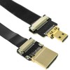 BeMatik Flat HDMI Video Cable FPV 20cm A Male to