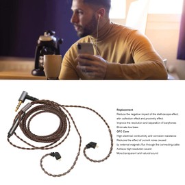 Cable de Auriculares para AS10 AS06 ZST ZS3 ZS4 ZS5 ZS6 ZS10 ES3 ES4 ZSR ZSA ED16 ED12, para TRN V10 V20 V30 V80 V90 VX IM1 IM2 H1 H2, Auriculares de 3,5 Mm a 2 Pines de 0,78 Mm