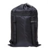 QUINTRA Black Backpack Laundry Bag with Shoulder Straps, Large Travel