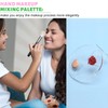 2 Pcs Acrylic Makeup Palette, Foundation Mixing Palette, Hand-held Makeup
