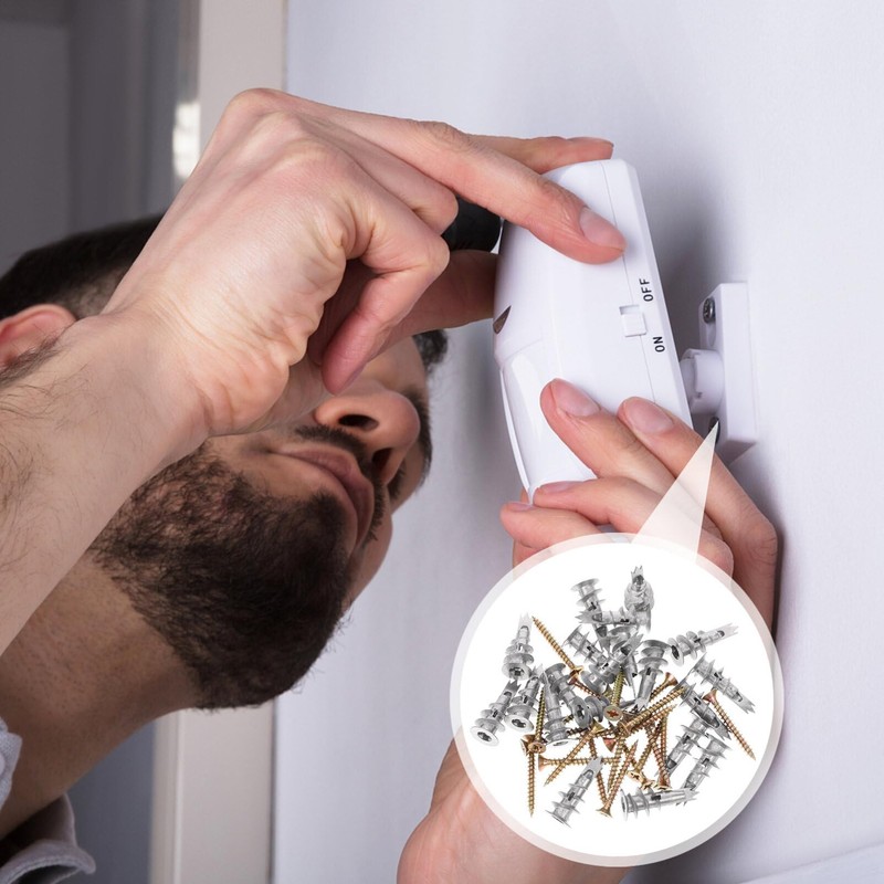 iplusmile Drywall Anchor and Screw Kit 20 Sets Self-Tapping Wall