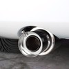 Spec-D Tuning 4.5" Tip Universal Silencer Compatible with Subaru WRX
