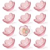 Zansens 12 Pcs Pink Sakura Sauce Dishes Set,Plastic Bowls,3.34x1.37 inch