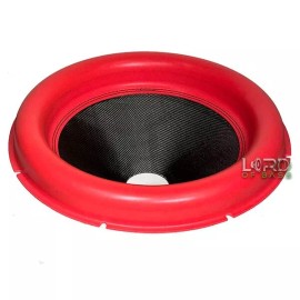 Lord of Bass 18" Mega Roll Subwoofer Speaker Cone Red Foam Surround